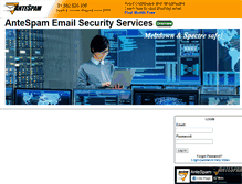 Tablet Screenshot of antespam.com